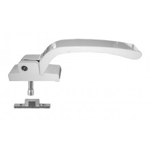 CURTAIN WALL HANDLE 480 28.5 RIGHT WHITE