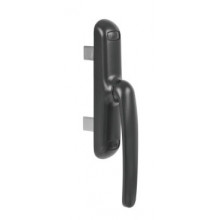 OPERATING HANDLE 6303  SHORT PINS  BLACK WITH TRANSMISSION BOLTS 4 LEAVES