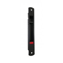 SMALL SLIDING LOCK WITHOUT SPRING  CIRCULAR APPEARANCE BLACK