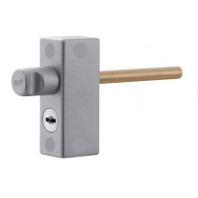 CENTRAL SLIDING LOCK 11545 WITH KEY SILVER