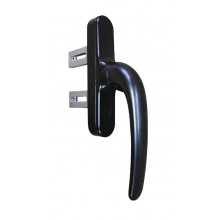 OPERATING HANDLE 328L BLACK WITH 57 4MM PINS  OUTSIDE OPENING 