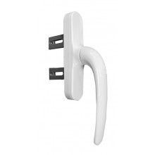 OPERATING HANDLE 328L WHITE WITH 57 4MM PINS  OUTSIDE OPENING 