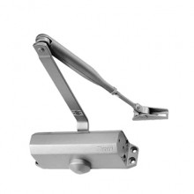 DOORCLOSER DC130 SILVER  WITH HOLD OPEN ARM 