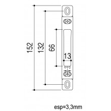 TOP AND LOWER LOCKING PLATE  STAINLESS STEEL  CE
