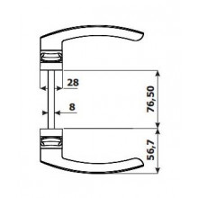 MANILLA 210 PLATA RECUPERABLE SILHOUETTE JGO MK