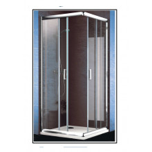 SHOWER DOOR CALPE 90X90 SHINE SILVER FINISHING