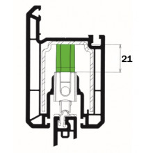 SUPLEMENTO RUEDA SPHINX DS 4838A 21MM