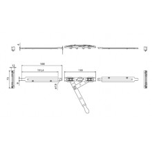 PASADOR 9212 BIDIRECCIONAL CE 2 H METALICO RM