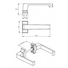 RECOVERABLE STRAIGH HANDLE 3065 WHITE MS JGO