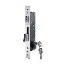 LOCK C 25mm WITH LATCH AND SWINGING LEVER