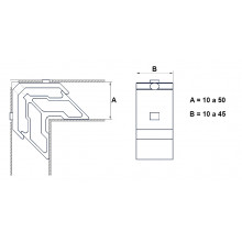 CORNER JOINT 1425 C ROUND BUTTON