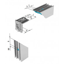 CORNER JOINT 0420 36X15 5 MONTE BIANCO 1