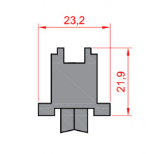 ADJUSTABLE ZAMAK WHEEL S P 70  RUEZAMP70 