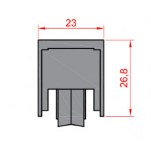 CHARIOT PRENIUM B 2 10 TANDEM GALET AVEC DOUILLE   AIGUILLES