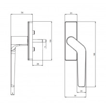 MANILLA MULTIFUNCION ACODADA KARMA 3104.1S INOX DERECHA MS