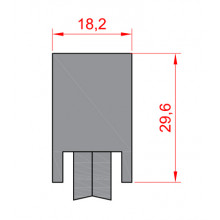 RUEDA S A 300 ALUGOM FIJA ROD. BOLAS NYLON