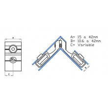 CORNER JOINT 10 1711 PIVOT C 75 RT LEAF  AL 17 C 70 MARCO AND LEAF  E18 ALICANTE CONFORNT 74 AR47 DI