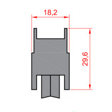 ADJUSTABLE ZAMAK WHEEL S A 300 FR