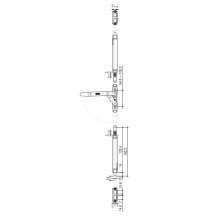 PASADOR 7000 PALANCA CE 2 H METALICO GN