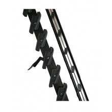 MECHANISM 17 SLATS P 25 BLACK WITH LEVER  LEFT HAND 