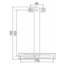 COMPAS RETENEDOR CE 4002 NEGRO 180MM DB