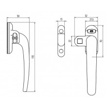 PRESSURE LOCK 4940 INOX LACADO