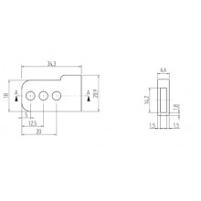 KIT EXTENSEUR P.16 619MR FOURCHE CR MONE OUVERTURE EXTERNE