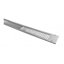 REJILLA ESTRECHA PLANA TRIMVENT TH276 026 ANODIZADO PLATA 472MM TI