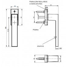 HANDLE DUBLIN SILVER 160.SILVER.40.45