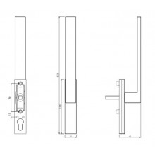 MANILLA ELEVABLE HOGER D1985PI ANODIZADO INOX DB