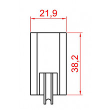 RUEDA ELEVABLE SIMPLE 100KG ZINCADO CON SELLANTE HE   600 H.C.S  