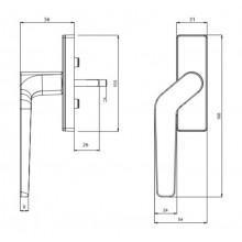 MANILLA MULTIFUNCION ACODADA KARMA 3104.1D INOX IZQUIERDA MS