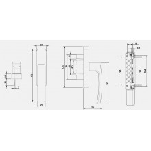 CREMONA AP. INT. CUADRO 5110 INOX MR