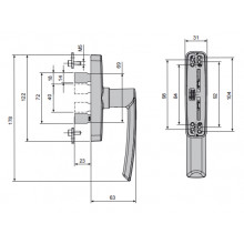 CREMONA AP. INT. GEA 540B G6 PLATA FP