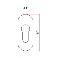 EMBELLECEDOR CILINDRO 9010 BLANCO  3X50 uds  NYLON MR