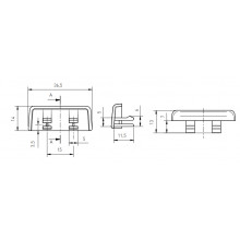 TAPON DESAG E RECTO 301.9016.01.00 BLANCO