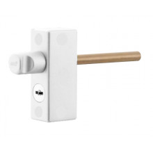 CENTRAL SLIDING LOCK 11545 WITH KEY WHITE