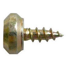 TORNILLO CABEZUDO PVC 4 2X12 GUIA PERSIANA ZINCADO ROSCA CHAPA 1741