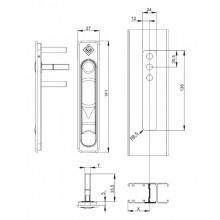 MANILLA MULTIFUNCION EMBUTIDA 6397.1 INOX MS