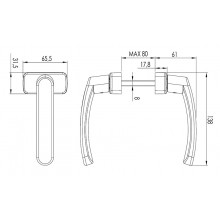 MANILLA RECUPERABLE SIRIUS A0508293 INOX ST