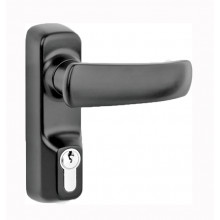 PANIC HANDLE WITH KEY BLACK MR H301