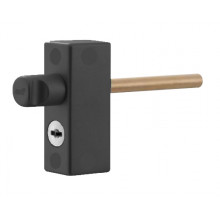 CENTRAL SLIDING LOCK 11545 WITH KEY BLACK