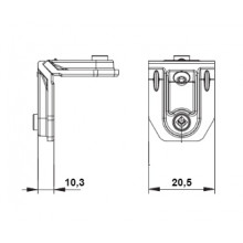 ESCUADRA 0364 20 5X10 3 MUELLE MS