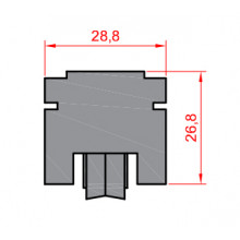 WHEEL CONFORT C 3 TANDEM WITH NEEDLE BEARINGS