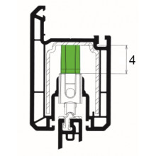 SUPLEMENTO RUEDA SPHINX DS 4802C 4MM