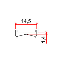 CALCE 5512 EZ NEGRO APOYO CERRADERO  LISO 10 