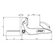 R TENTION SPEDDY 9620 MIDI MAXI BLANCHE