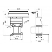 TAPA INVERSOR ALUPLAST ID 4000 BLANCO  307.9016.01.00 