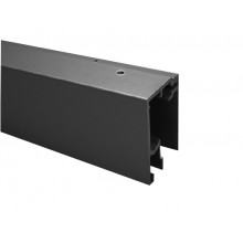 GUIA TECHO PARED 2451 ROLLGLASS  100KG ANODIZADO NEGRO 2 METROS KL