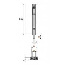 PASSOIRE 3712 BLANC D UN APPUI 150MM FPM